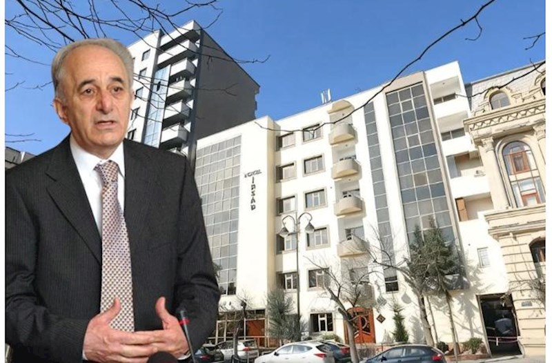 Sabiq Komitə sədrinin tikdirdiyi 6 mərtəbəli otel müsadirə olunaraq 5,6 milyona satışa çıxarıldı