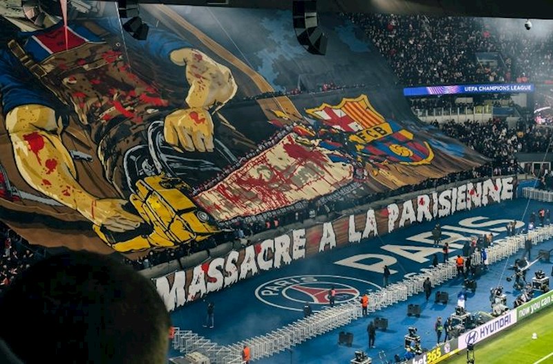 “Barselona” PSJ-dən UEFA-ya şikayət etdi – Qalmaqallı azarkeş bannerinə görə…