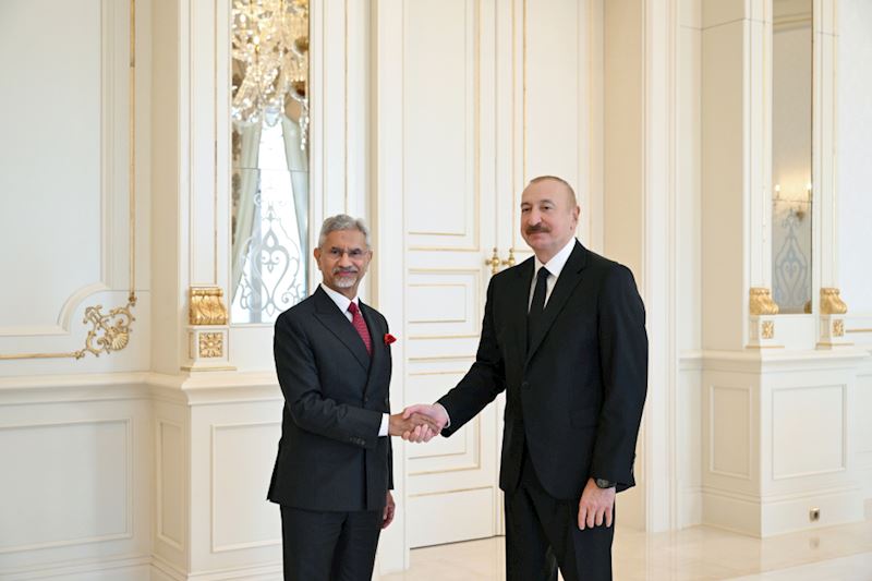 Prezident Hindistanın XİN başçısını qəbul edib – Fotolar