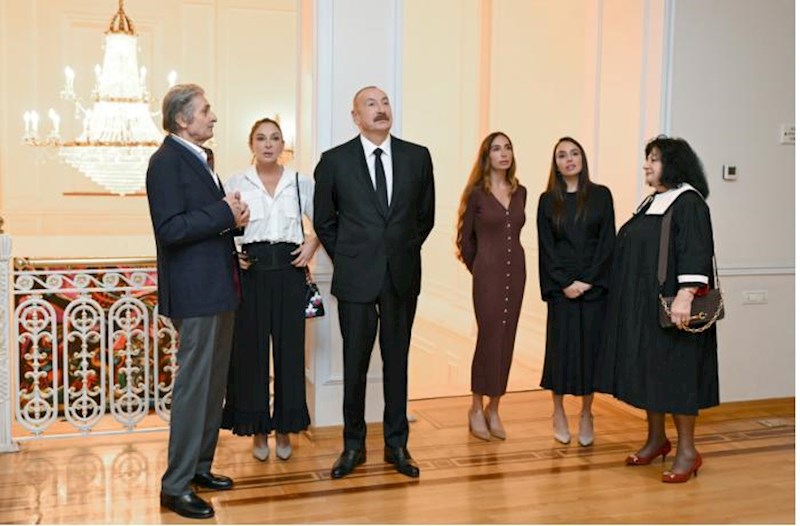 Prezident, birinci xanım və ailə üzvləri “Mənim Abşeronum: Üstə gəl” sərgisi ilə tanış oldular – Fotolar