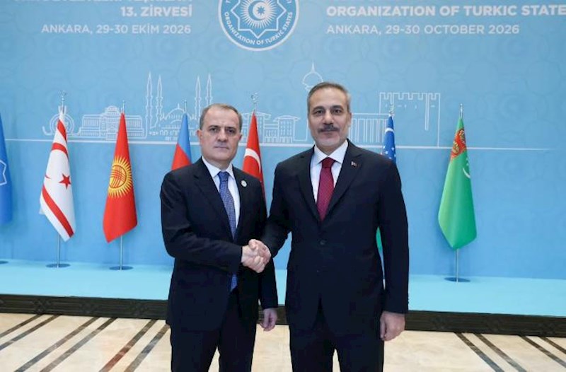 Ceyhun Bayramov Ankarada Hakan Fidanla görüşdü