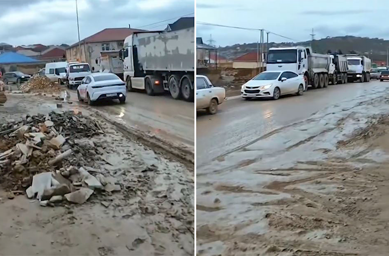 “Neçə illərdir yol bu gündədir, niyə aidiyyəti qurumlar əncam çəkmir?” – Video
