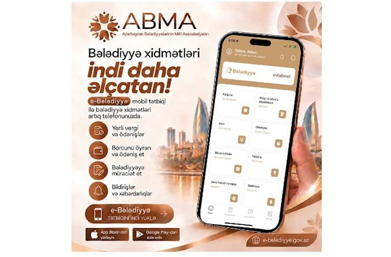 “E-Bələdiyyə” tətbiqi istifadəyə verildi
