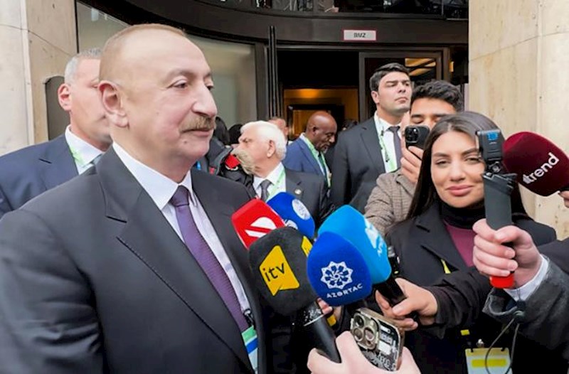 “İlk dəfədir ki, bu tədbirdə sülhü əldə etmiş dövlət başçısı kimi iştirak edirəm”