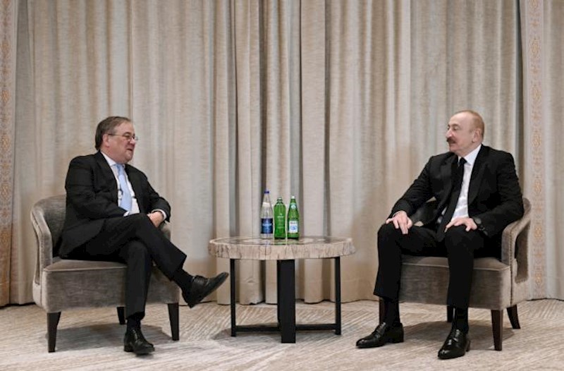 İlham Əliyev Armin Laşetlə görüşdü 