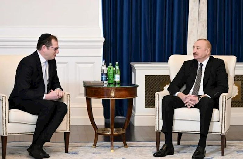 İlham Əliyev Vaşinqtonda Elliot Brandtla görüşdü