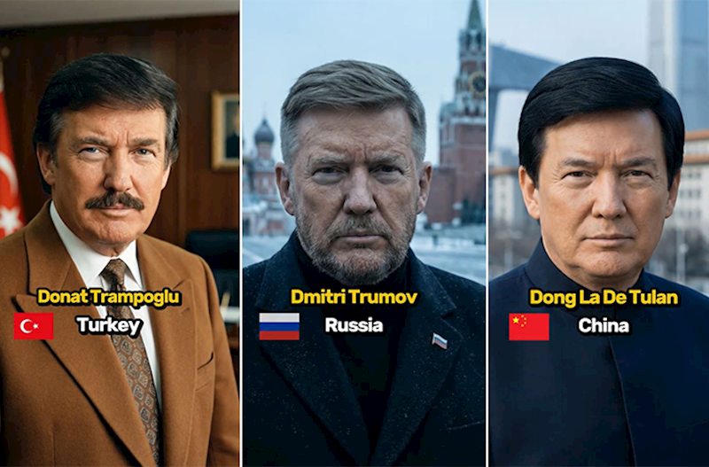 Tramp başqa ölkələrdə doğulsaydı, necə görünərdi? – Video