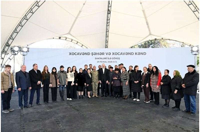 Prezident Xocavənd sakinləri ilə görüşdü