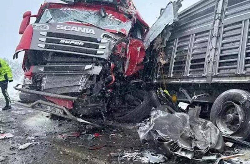 Türkiyədə yük maşınları toqquşdu – Azərbaycan vətəndaşı öldü 