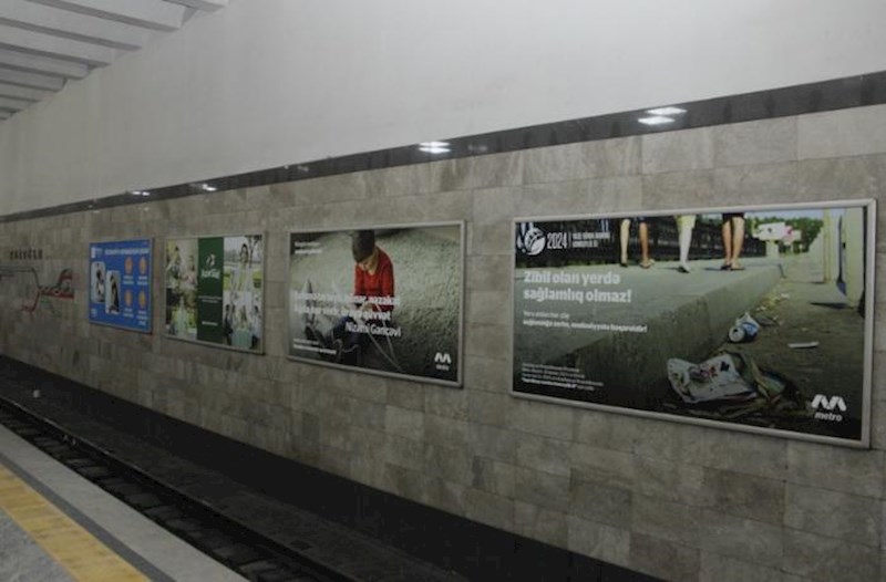 İcbari Tibbi Sığorta Agentliyi metrodakı reklamlara 232 min manat xərcləyəcək