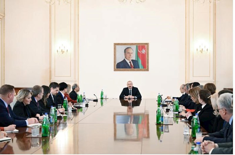 Prezident ABŞ Ticarət Palatasının nümayəndə heyətini qəbul etdi – Fotolar