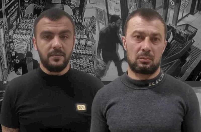 Bakıda marketdə soyğunçuluq etdilər – Video