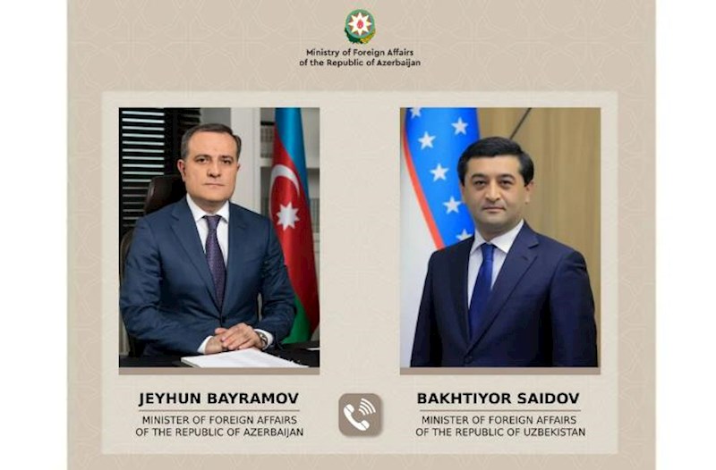 Ceyhun Bayramov özbəkistanlı həmkarı ilə Yaxın Şərqdəki təhlükəsizliyi müzakirə etdi