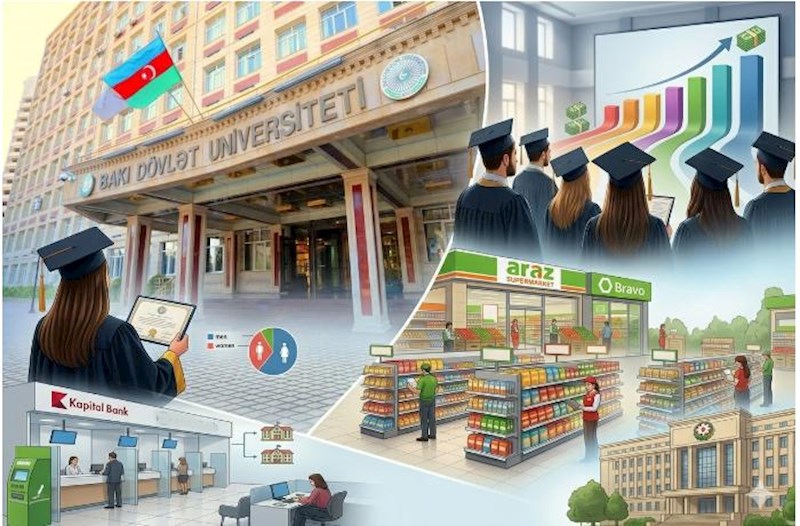 BDU məzunları ən çox harada işləyirlər? – Siyahı