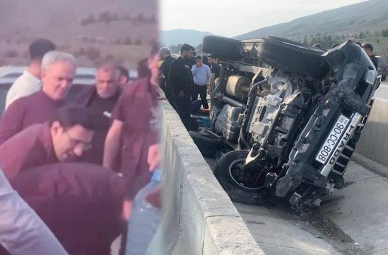 Əflatun Amaşov qəzaya düşüb – Video