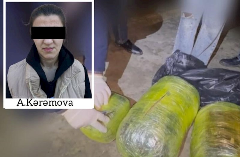 Sabirabadda 25 yaşlı qadında 14 kq narkotik aşkarlandı