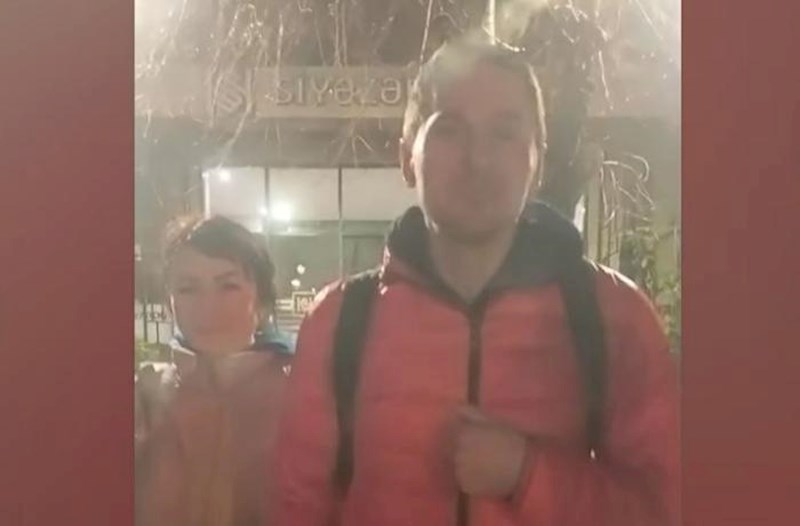 Dağlıq ərazidə köməksiz qalan xarici vətəndaşlar xilas edildi − Video