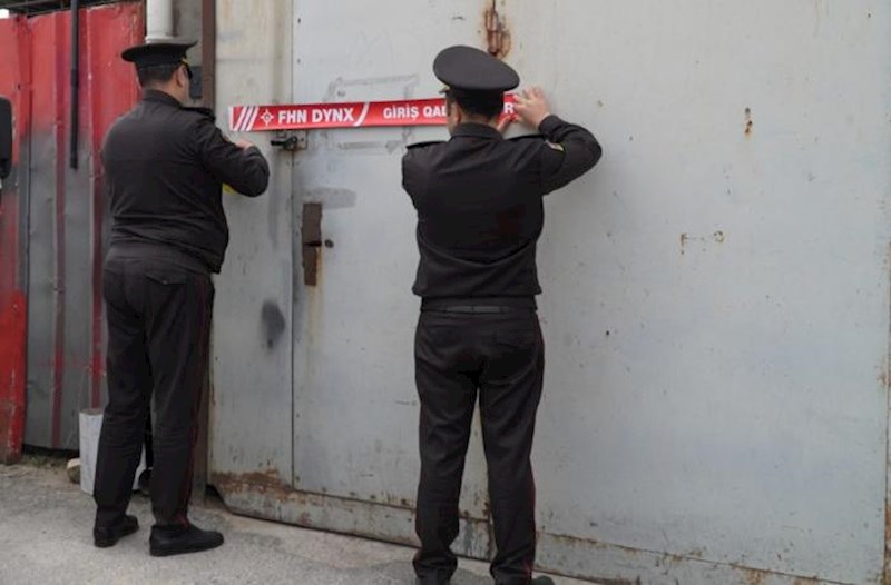 Bu mebel sexinin fəaliyyəti dayandırıldı