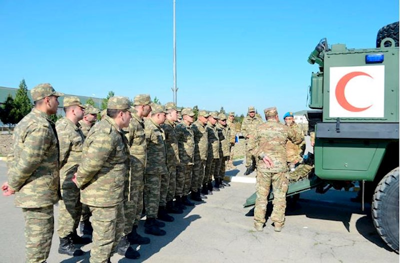 Ehtiyatda olan hərbi vəzifəlilərin təlim toplanışı başlayıb