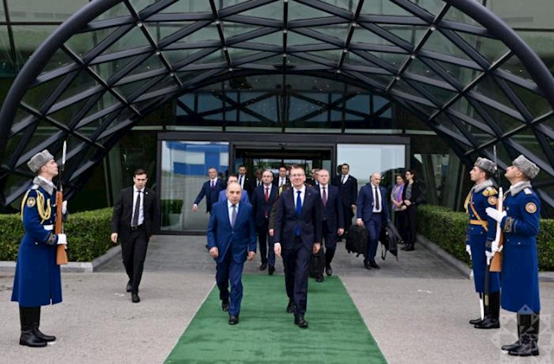 Latviya Prezidentinin Azərbaycana səfəri başa çatdı 