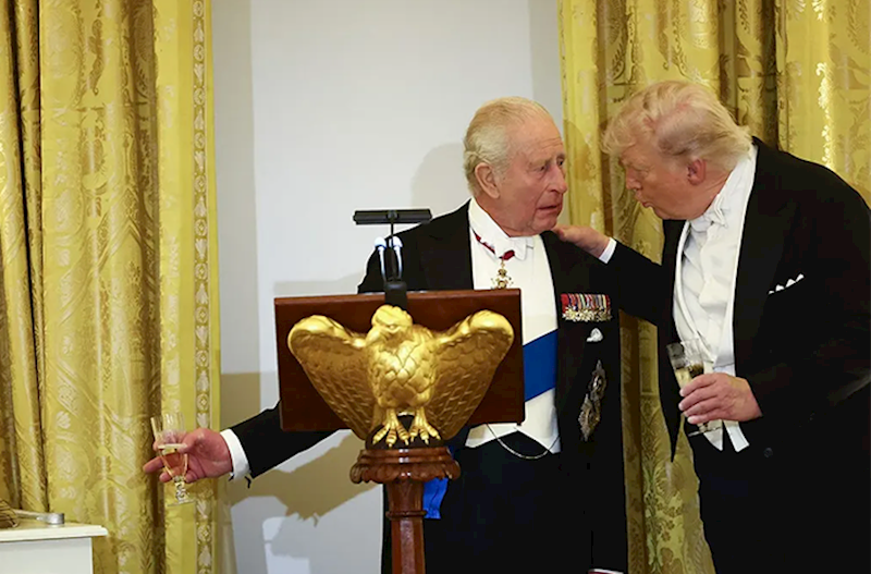 Kraldan Trampa: “Biz olmasaydıq, siz fransız dilində danışırdınız” – Video