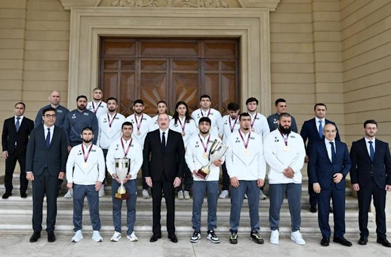 “Azərbaycan güləşçiləri bir daha sübut etdilər ki, Avropada bir nömrədirlər” − Prezident