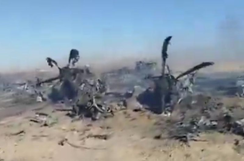 ABŞ-nin pilotları xilas etmək üçün göndərdiyi C-130-ların son halı – Video