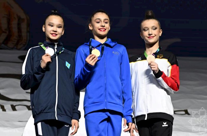 Azərbaycan gimnastı qızıl medal qazandı – Fotolar