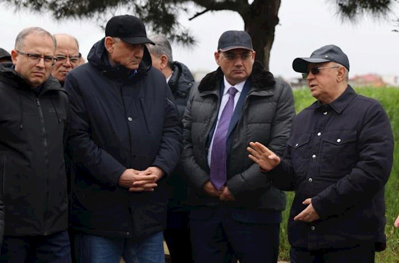 Kəmaləddin Heydərov Badamdardakı sürüşmə sahəsində – Video