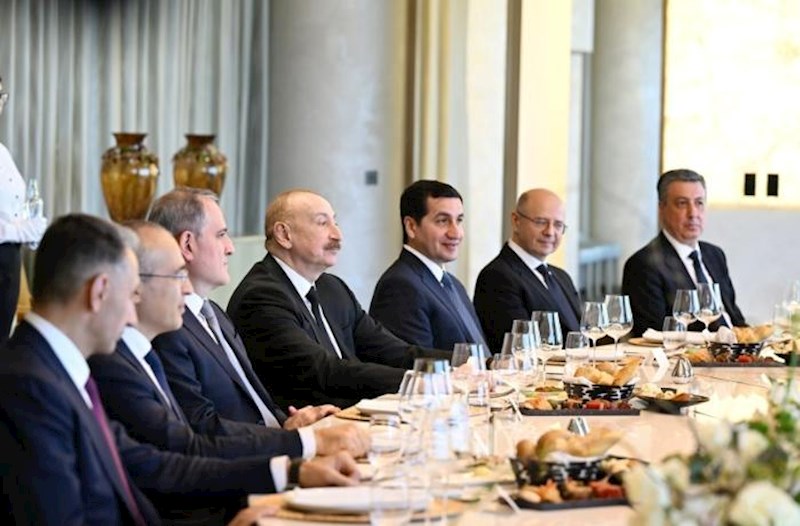 İlham Əliyevin şərəfinə lan&ccedil; verildi