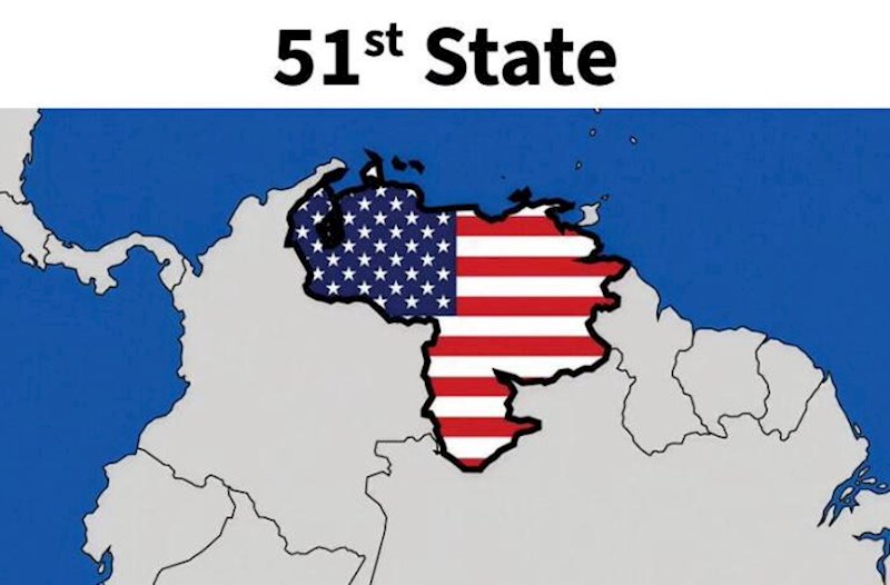 Tramp Venesuelanı “51-ci ştat” kimi təqdim etdi