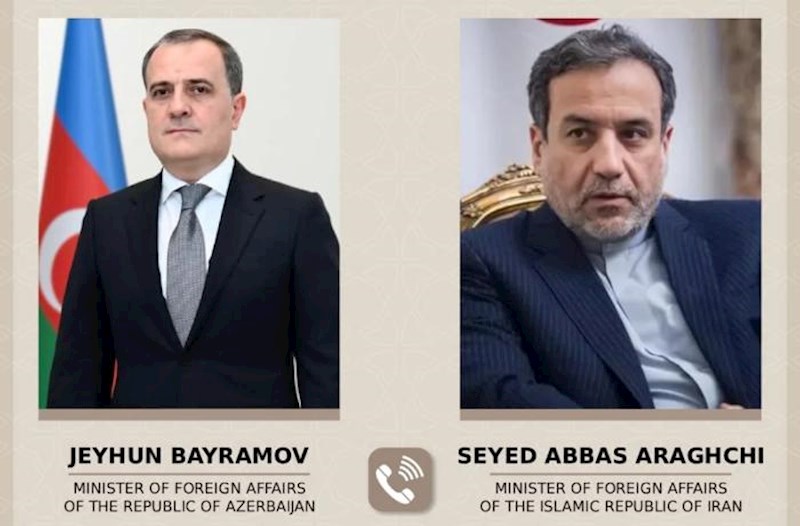 Ceyhun Bayramov Abbas Əraqçi ilə danışdı