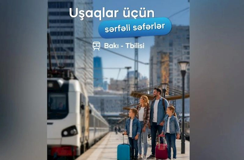 Bakı–Tbilisi–Bakı qatarında uşaqlar üçün endirimli səfər şərtləri açıqlandı