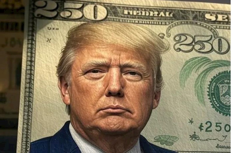 ABŞ Trampın şəkli olan 250 dollarlıq buraxmaq istəyir