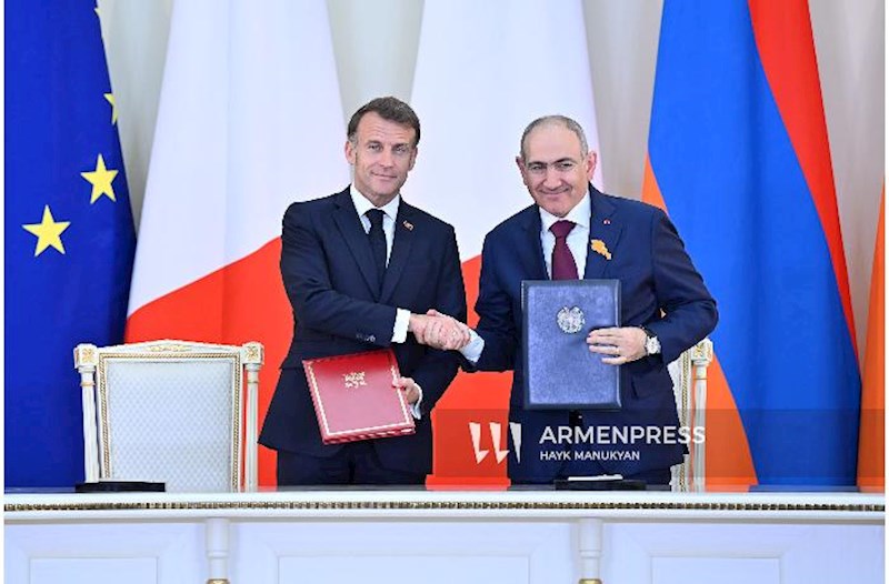 Ermənistan və Fransa strateji tərəfdaşlıq haqqında bəyannamə imzaladılar