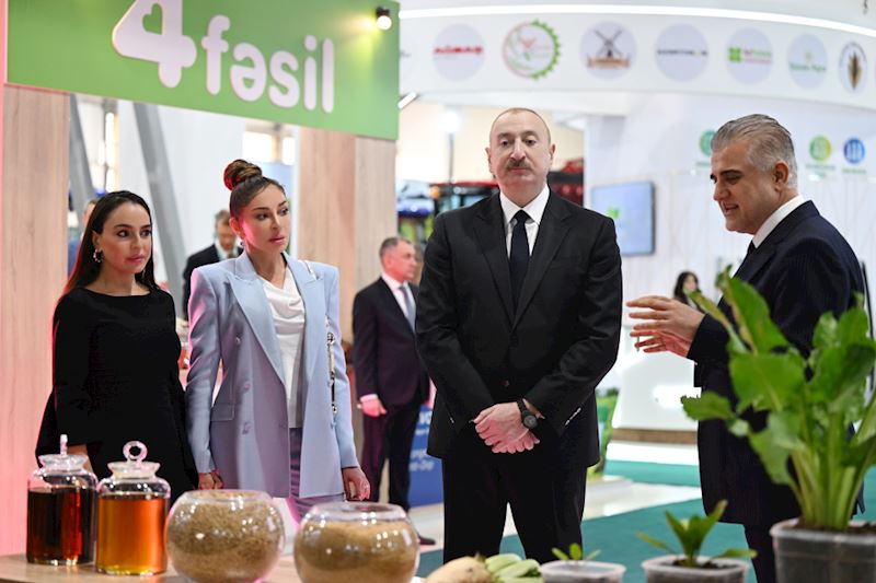 Prezident Bakı Ekspo Mərkəzində sərgi ilə tanış olub – Fotolar