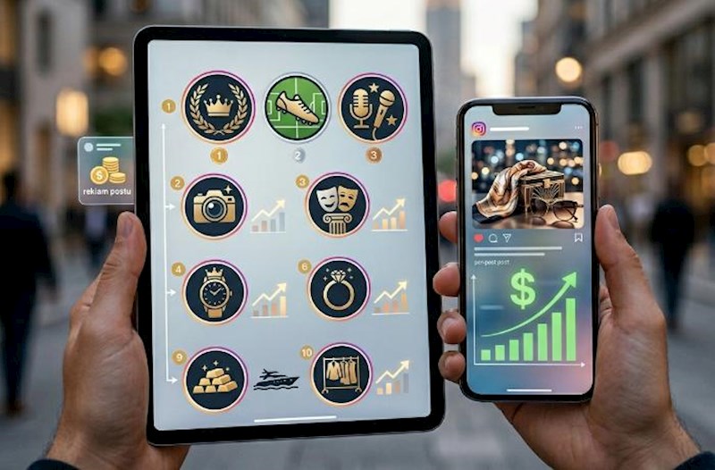 “İnstagram”dan ən çox pul qazanan 10 nəfər – Siyahı