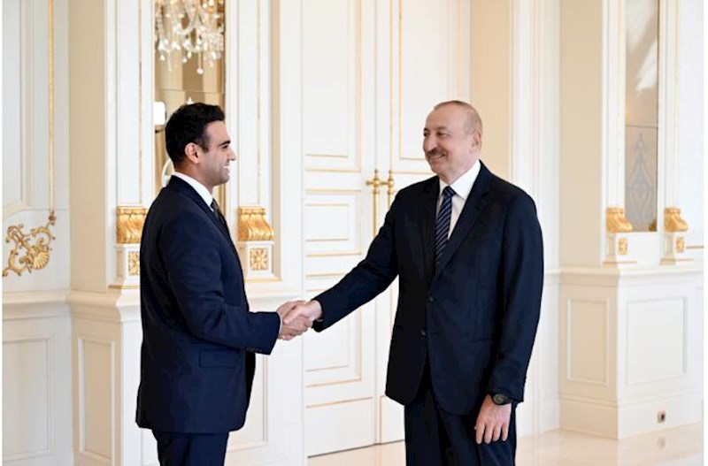 İlham Əliyev ABŞ Nümayəndələr Palatasının üzvünü qəbul etdi