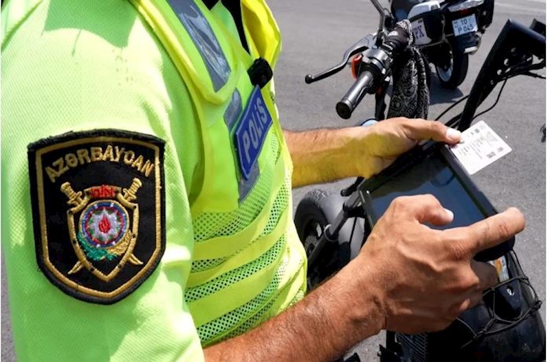 Masazırda 45 motosiklet sürücüsü saxlanıldı