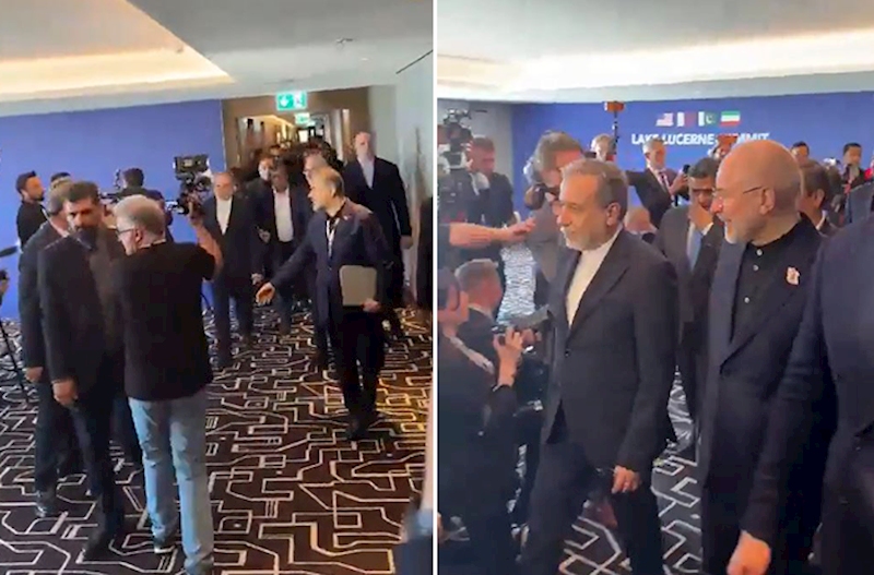 İran heyəti amerikalılarla əl sıxışıb şəkil çəkdirməkdən imtina edib – Video