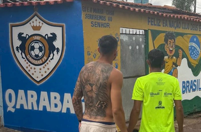 Braziliyada divara çəkilmiş “Qarabağ” loqosu – Foto