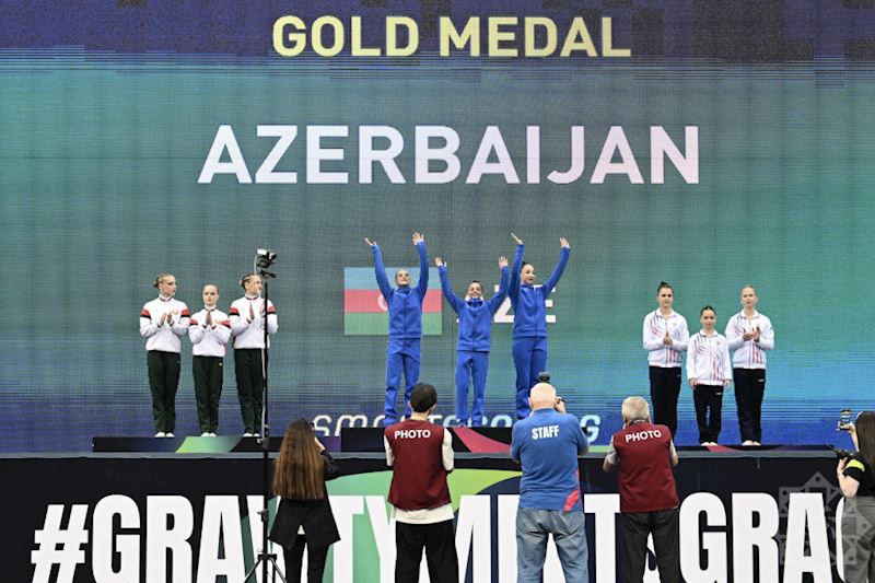 Azərbaycan gimnastları Dünya Kubokunda qızıl medal qazanıblar