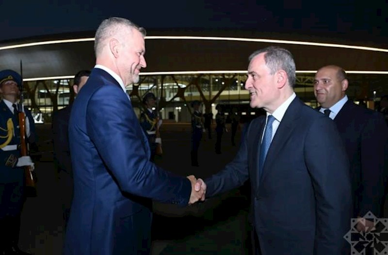 Pelleqrini Füzuli aeroportundan təyyarə ilə Bakıya yola düşdü