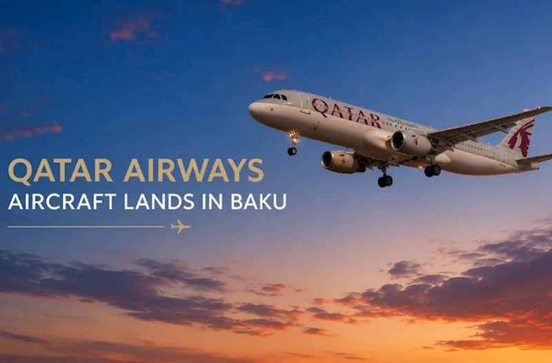 “Qatar Airways”in təyyarəsi Bakıya eniş etdi