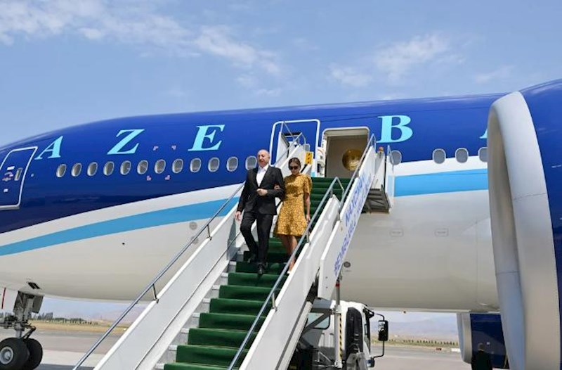 İlham Əliyev Naxçıvanda səfərdədir
