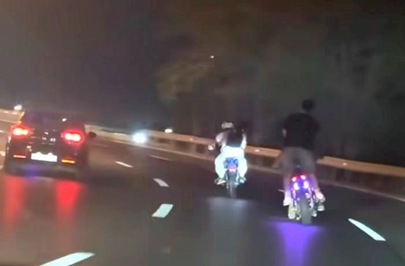 Bakıda avtoxuliqanlıq edən 23 yaşlı moped sürücüsü həbs edildi – Foto