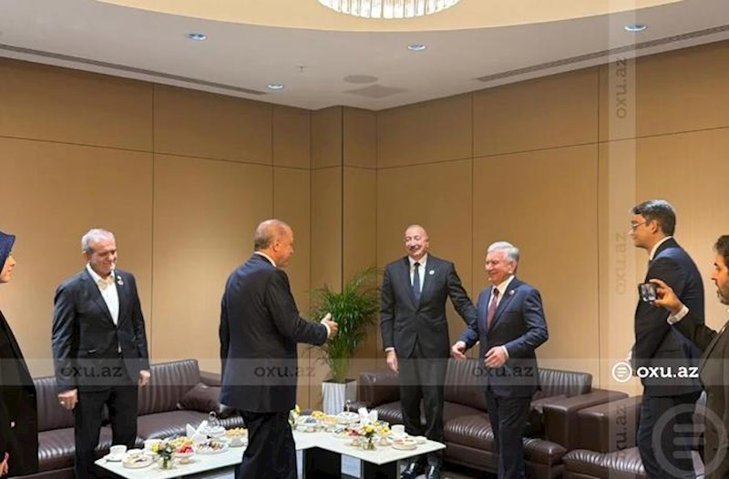 Azərbaycan, Türkiyə, Özbəkistan və İran prezidentləri Bişkekdə bir arada – Fotolar