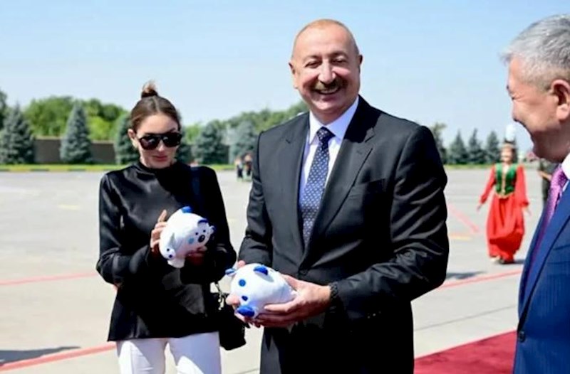 Prezident və xanımı 6-cı Dünya Köçəri Oyunlarının açılış mərasimində - Fotolar