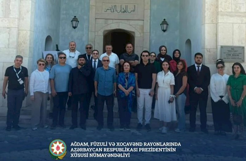 Türkiyəli jurnalistlər Ağdama səfər etdilər