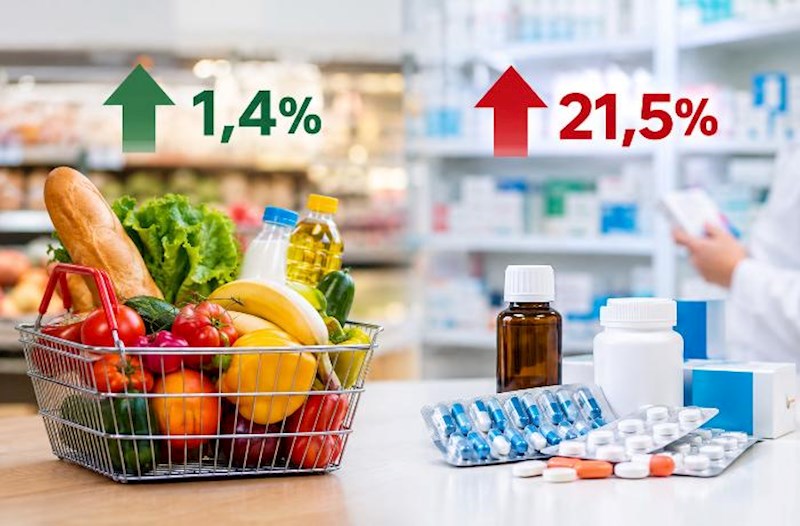 Yeyib-içməyə xərclədiyimiz pullar 1,4%, dərmana xərclədiyimiz isə 21,5% artıb